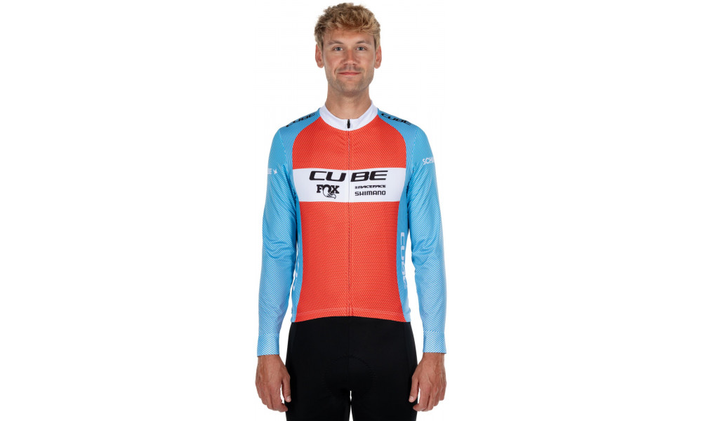Веломайка Cube X Factory Racing Road/XC L/S blue'n'orange - 3