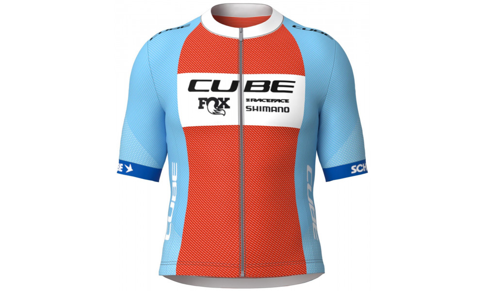Веломайка Cube X Factory Racing Road/XC S/S blue'n'orange - 1