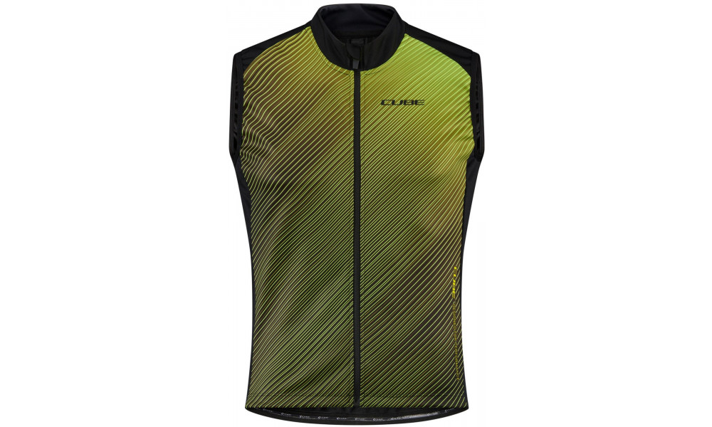 Веложилет Cube Softshell Road/XC Safety black'n'neon yellow - 1