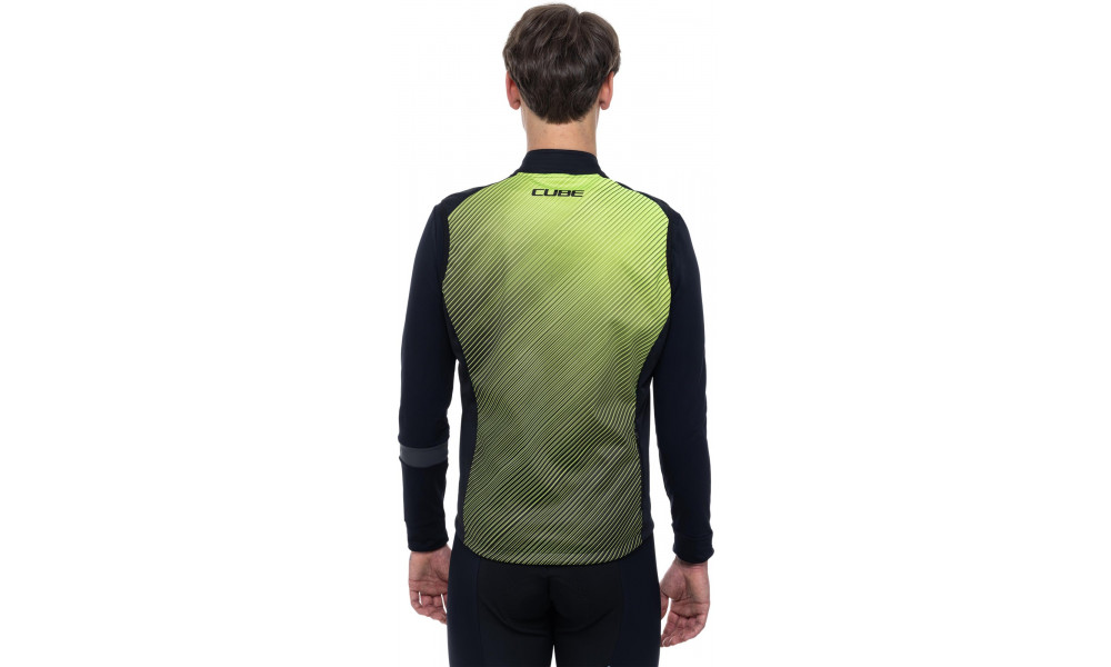 Gilet Cube Softshell Road/XC Safety black'n'neon yellow - 4
