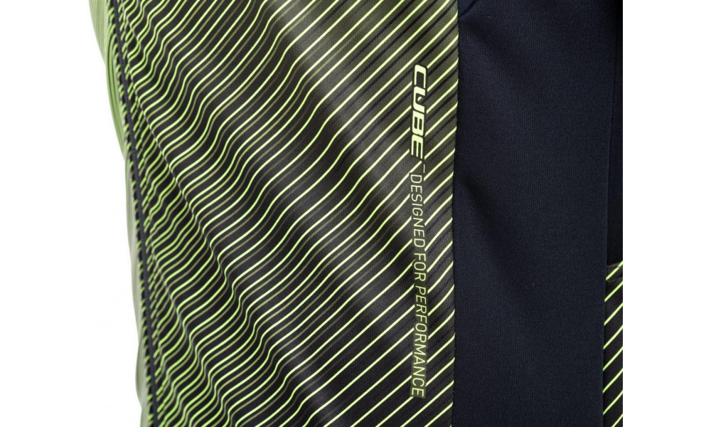 Велокуртка Cube Softshell Road/XC Safety black'n'neon yellow - 3