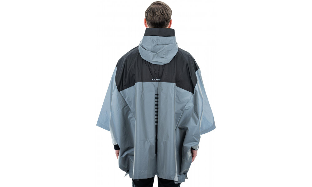 Poncho Cube Utility Road/XC Safety silver'n'grey - 6