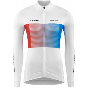 Веломайка Cube WS Road/XC L/S white'n'blue'n'red