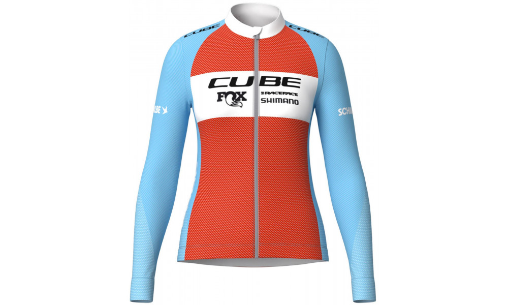 Веломайка Cube X Factory Racing WS Road/XC L/S blue'n'orange - 1
