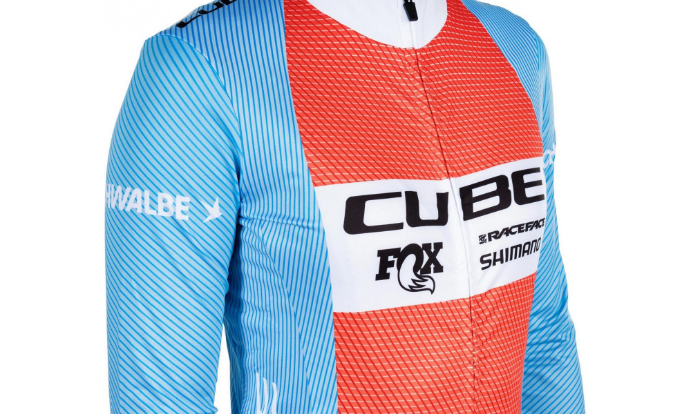 Веломайка Cube X Factory Racing WS Road/XC L/S blue'n'orange - 3