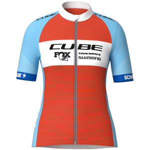 Jersey Cube X Factory Racing WS Road/XC S/S blue'n'orange