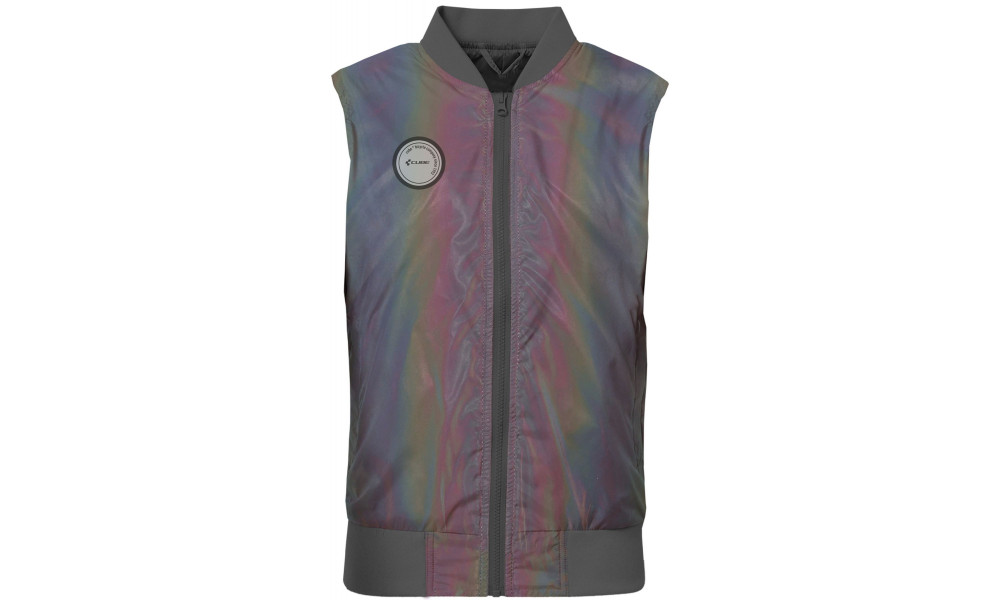 Gilet Cube Wind Safety rainbow reflective - 1