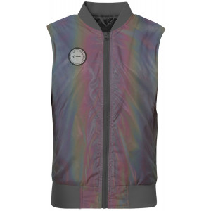 Gilet Cube Wind Rookie Safety rainbow reflective