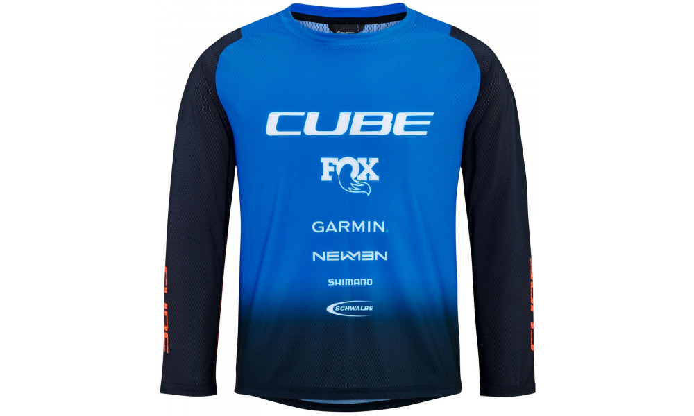 Веломайка Cube Vertex Rookie X Actionteam L/S black'n'blue - 1