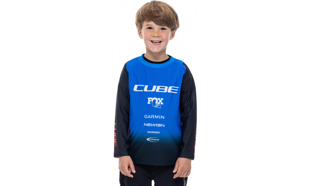 Веломайка Cube Vertex Rookie X Actionteam L/S black'n'blue - 4
