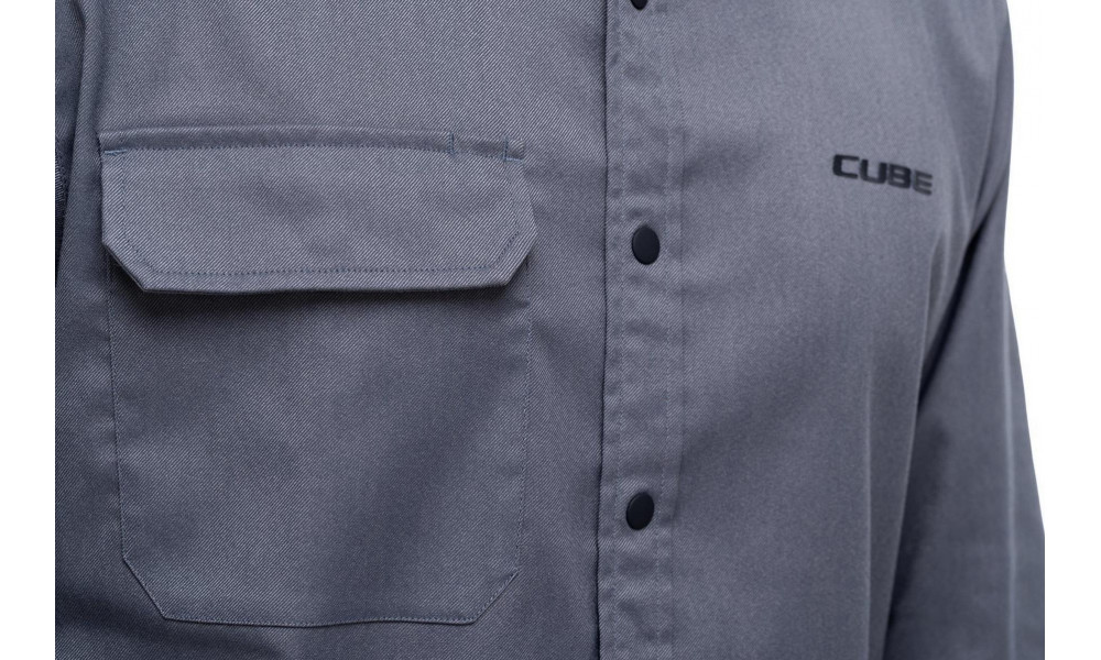Рубашка Cube Vertex L/S grey - 4