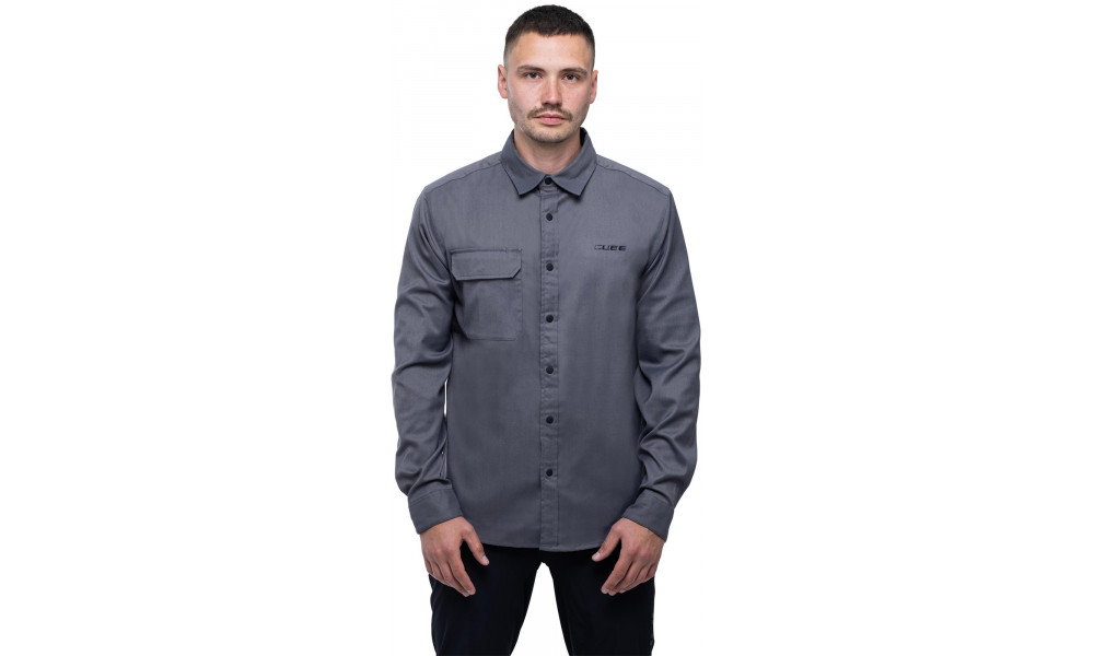 Рубашка Cube Vertex L/S grey - 7