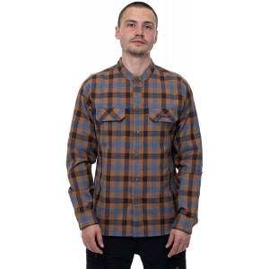 Рубашка Cube Work L/S brown'n'blue