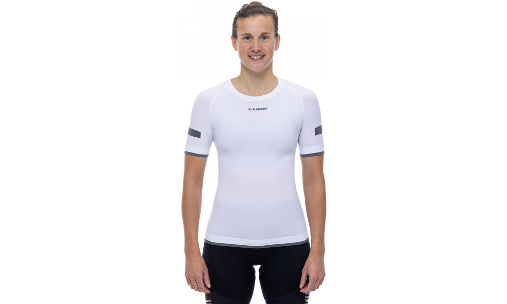 Baselayer shirt Cube WS Race Be Cool S/S white - 5