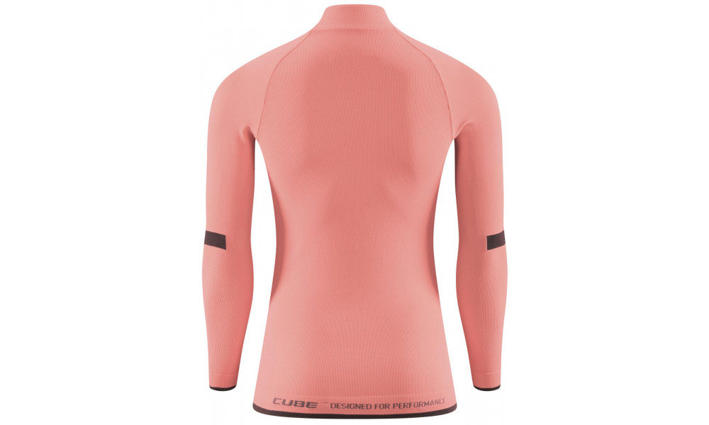 Baselayer shirt Cube WS Race Be Warm L/S coral - 6