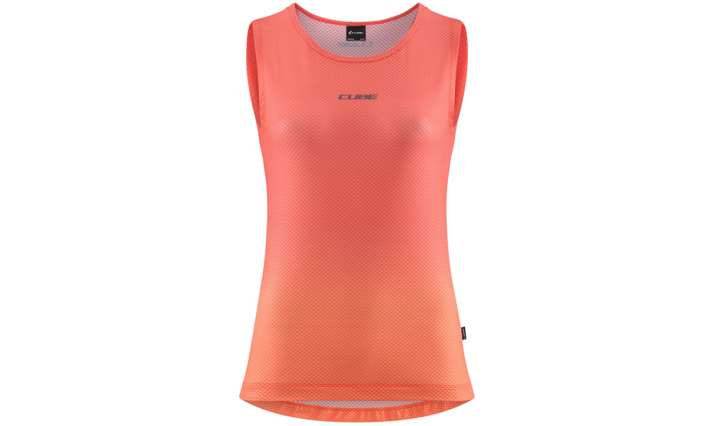 Нижняя рубашка Cube WS Mesh Sleeveless coral - 1
