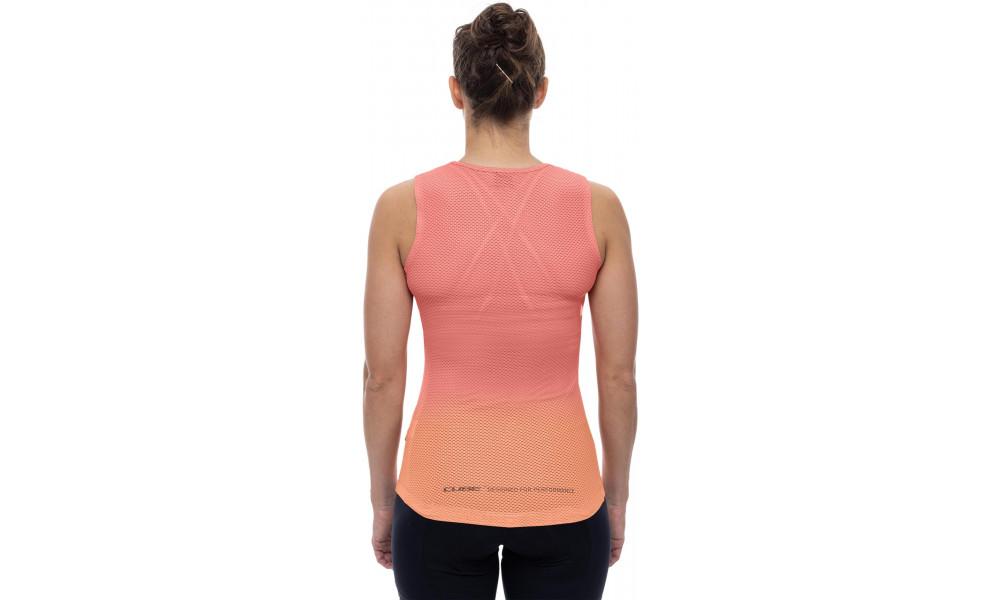 Baselayer shirt Cube WS Mesh Sleeveless coral - 5