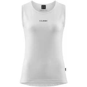 Нижняя рубашка Cube WS Mesh Sleeveless white