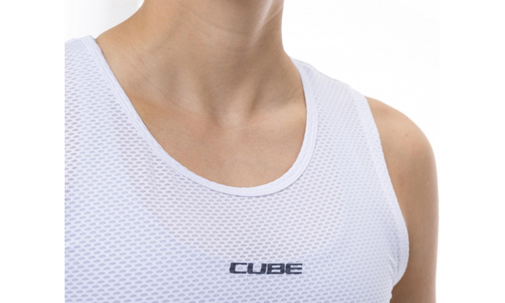 Baselayer shirt Cube WS Mesh Sleeveless white - 3