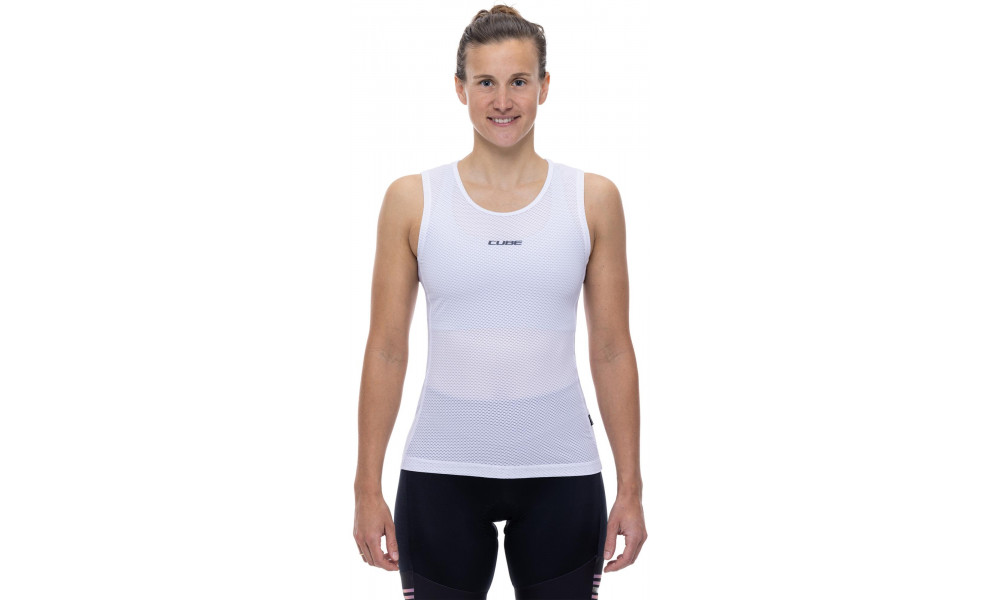 Baselayer shirt Cube WS Mesh Sleeveless white - 5