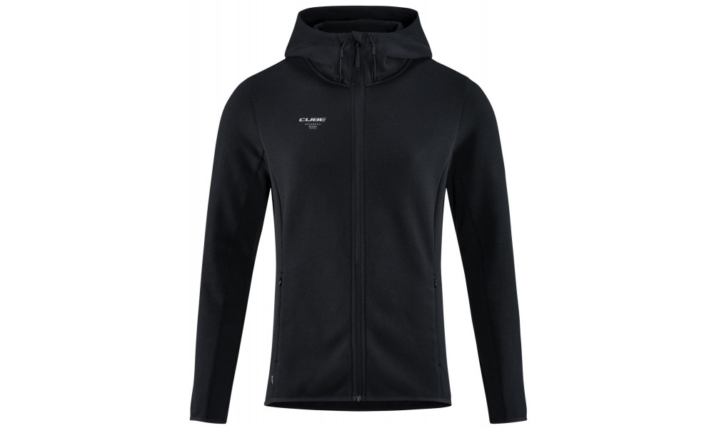 Кофта с капюшоном Cube Advanced Zip black - 1