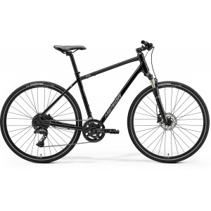 Велосипед Merida Crossway 300 III2 glossy black(silver)