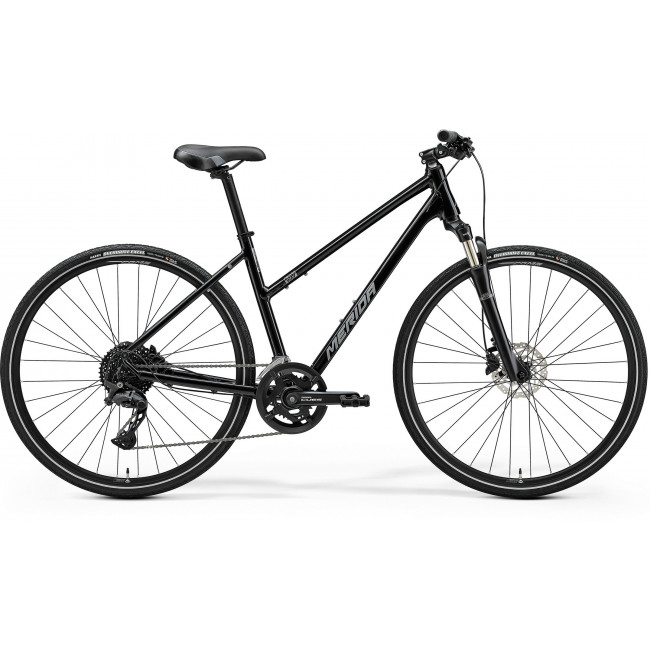 Велосипед Merida Crossway 300 III2 Lady glossy black(silver)
