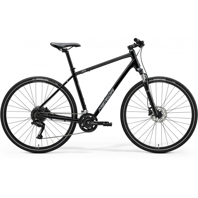 Велосипед Merida Crossway 100 III2 glossy black(silver)