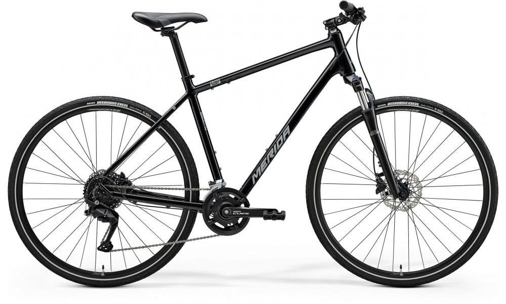 Велосипед Merida Crossway 100 III2 glossy black(silver) 