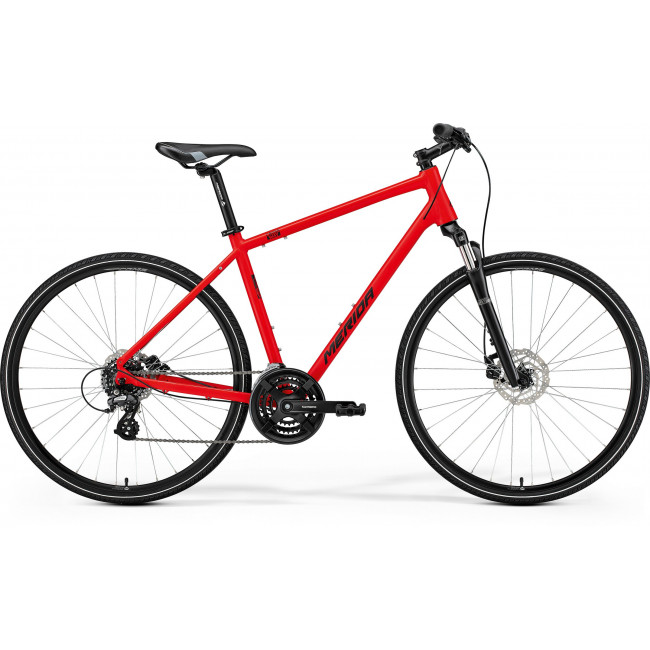Велосипед Merida Crossway 10 III1 matt race red(black)