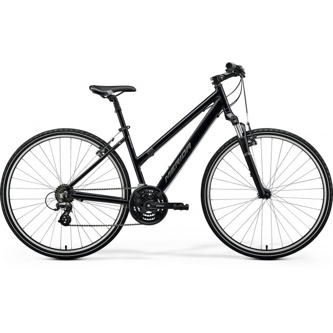 Bicycle Merida Crossway 10-V SE I1 Lady black(silver)