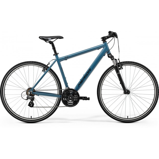 Велосипед Merida Crossway 10-V SE I1 silk dove blue(black)