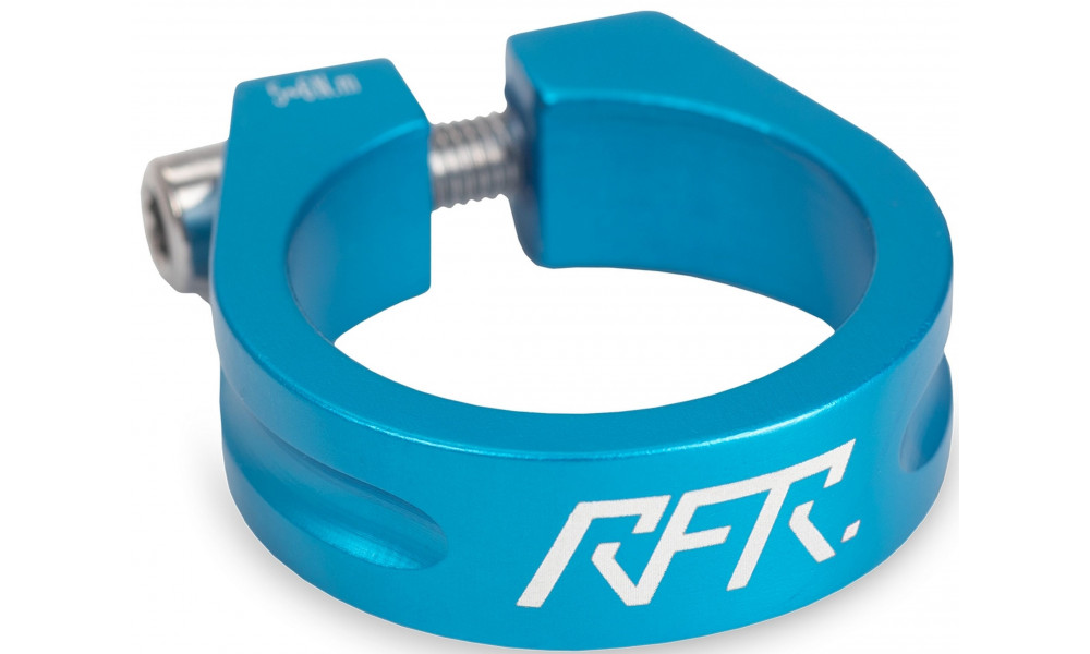 Seat post clamp RFR Alu 31.8mm blue 