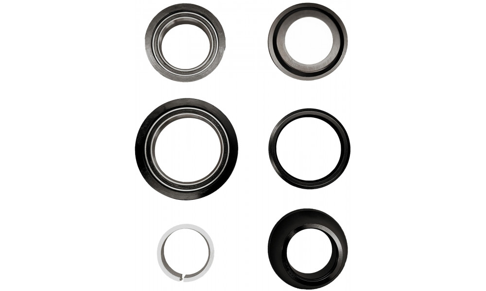 Headset Cube 08 ZS Tapered 1-1/8"-1.5" Semi Integrated Alu - 2