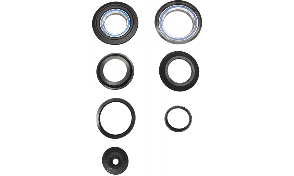 Headset Cube MTB ZS Tapered 1-1/2"-1-1/2" Semi Integrated Alu with spacer - 2