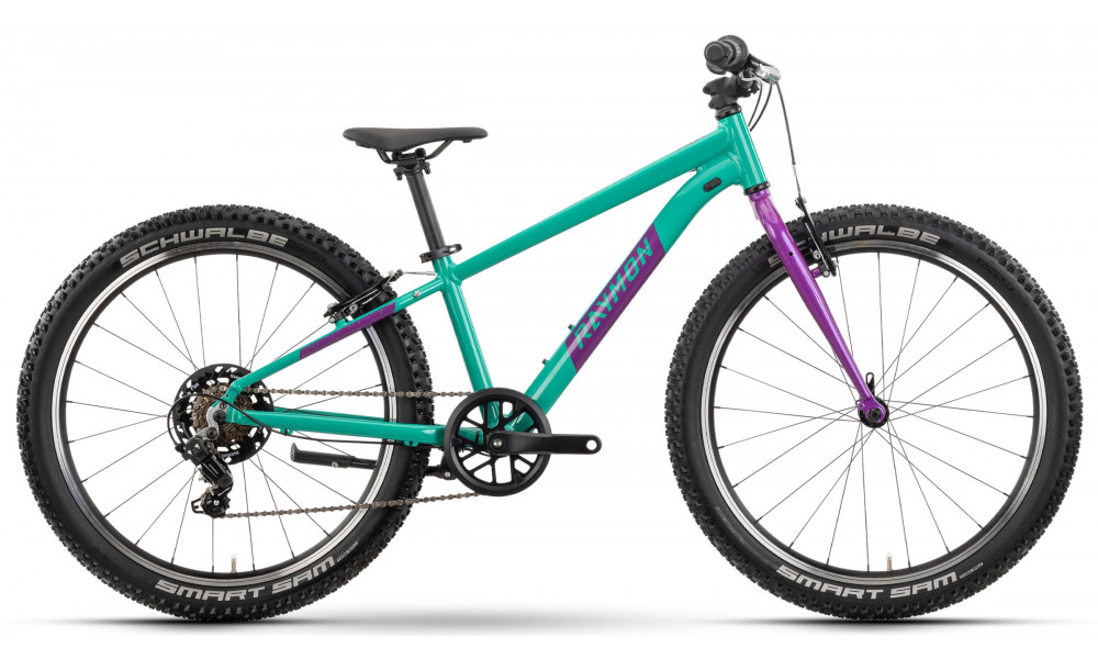 Bicycle Raymon Yanga 24 2025 green-purple - 1