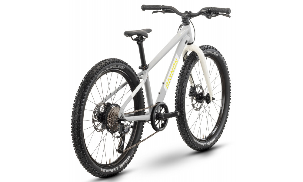 Bicycle Raymon Yanga 24 Pro 2025 grey-white-lime - 2