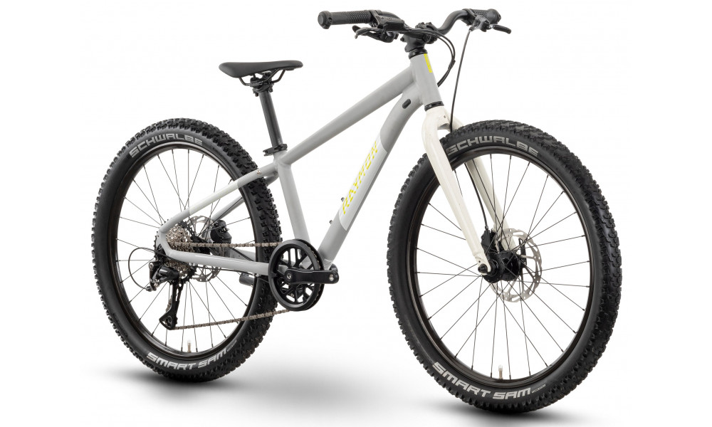 Bicycle Raymon Yanga 24 Pro 2025 grey-white-lime - 3