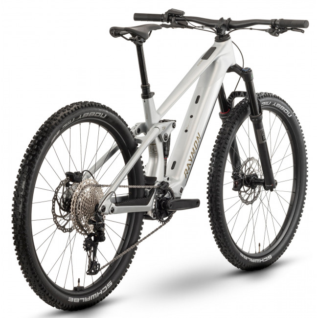 E-bike Raymon Airok 29" 2025 silver stealth-taupe