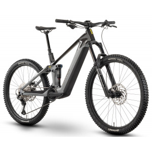 Электрический велосипед Raymon Tarok 29/27.5" 2025 grey sparkle-carbon-citron