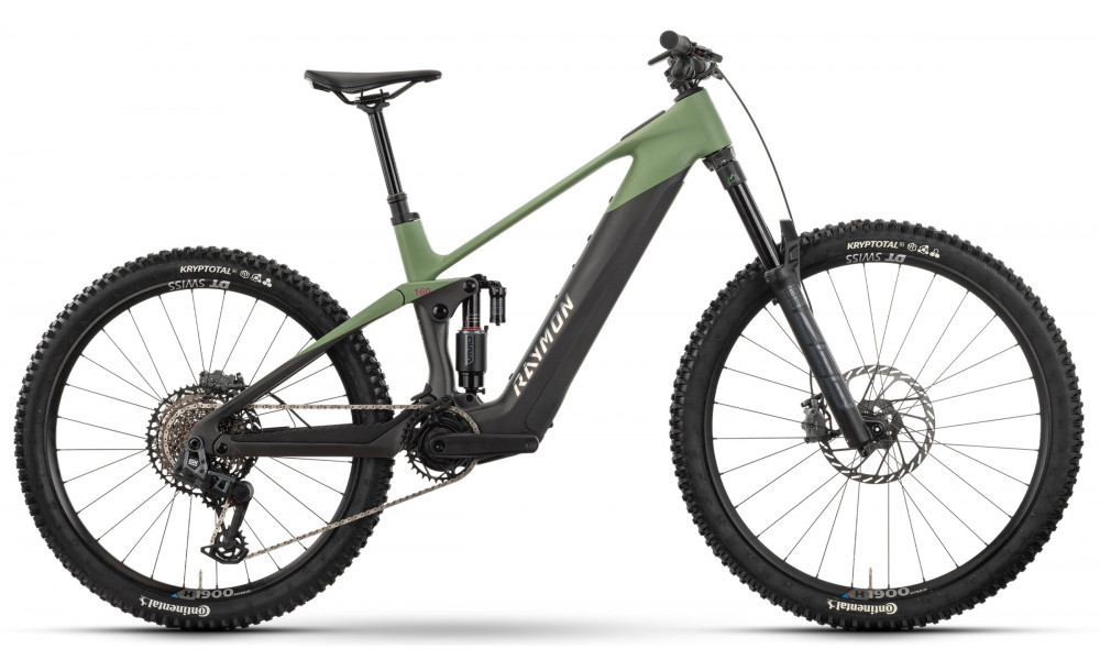 E-bike Raymon Tarok Pro 29/27.5" 2025 carbon-reseda green-violett - 1