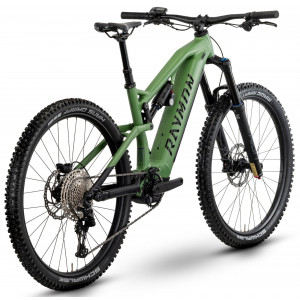 Электрический велосипед Raymon Trailray 170 29" 2025 reseda green-black-violet