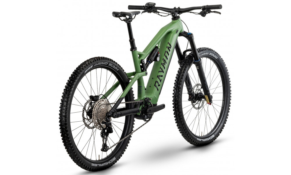 Электрический велосипед Raymon Trailray 170 29" 2025 reseda green-black-violet - 2