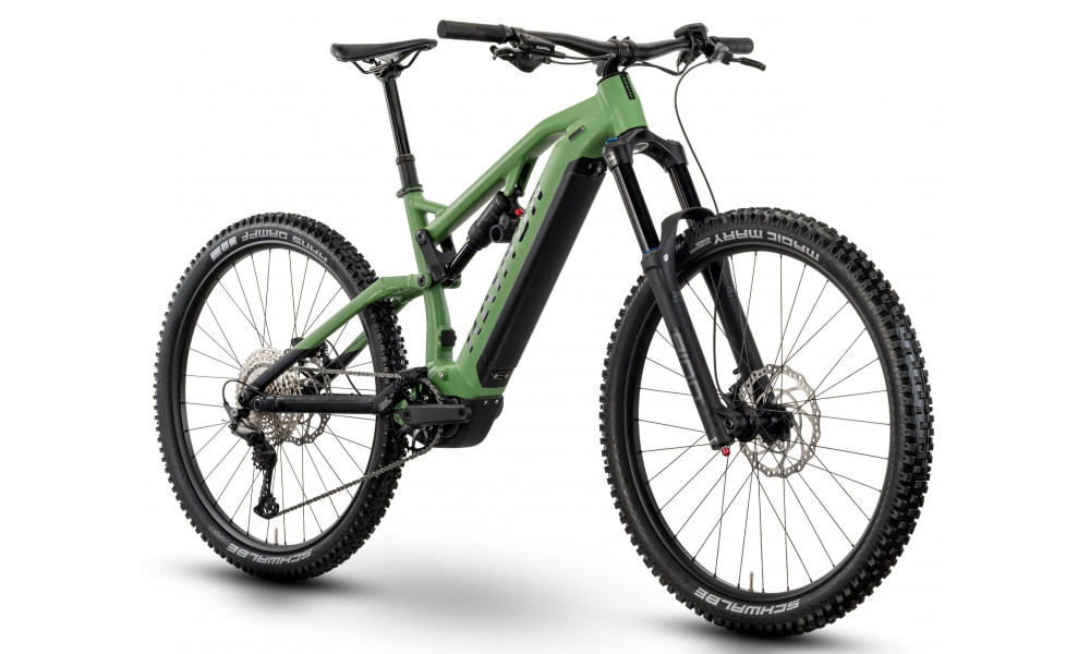 Электрический велосипед Raymon Trailray 170 29" 2025 reseda green-black-violet - 3