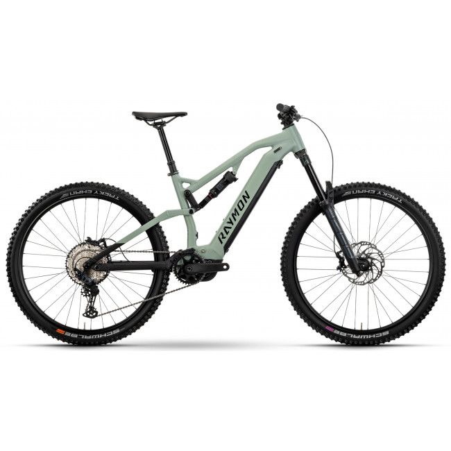 Электрический велосипед Raymon Trailray 150 Pro 29" 2025 mint-black-kobalt