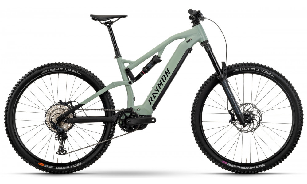 Электрический велосипед Raymon Trailray 150 Pro 29" 2025 mint-black-kobalt - 1