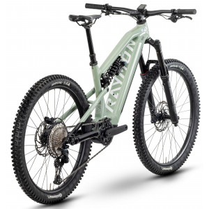 Электрический велосипед Raymon Trailray 180 Pro 29/27.5" 2025 mint-black-cotton
