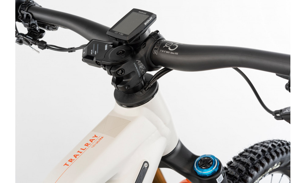 Электрический велосипед Raymon Trailray 180 Ultra 29/27.5" 2025 storm-black-orange - 7