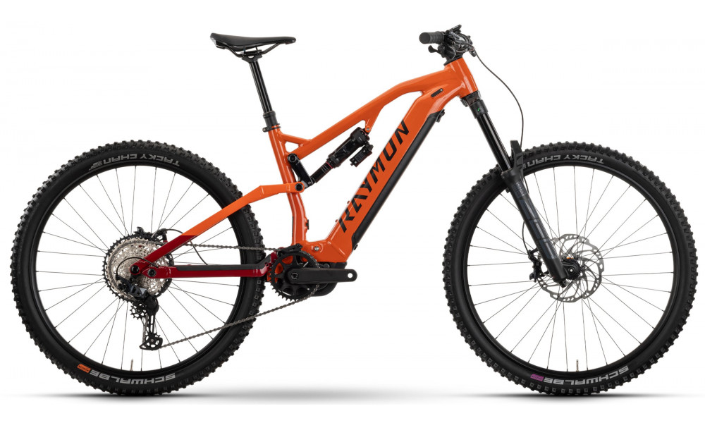 Электрический велосипед Raymon Trailray 170 Pro 29" 2025 tangerine-red-black - 1