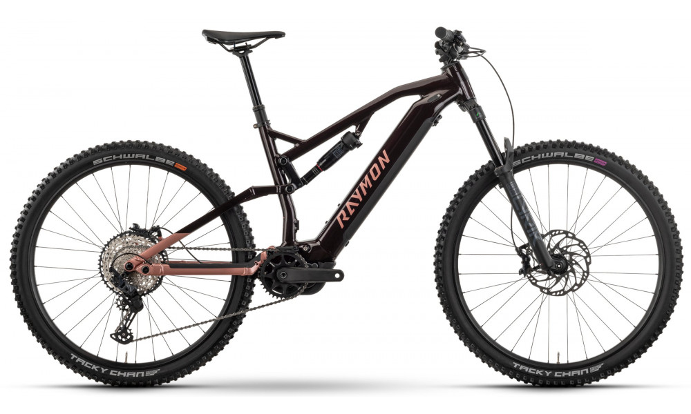 Электрический велосипед Raymon Trailray 150 Pro 29" 2025 nebular red- pinky-black - 1